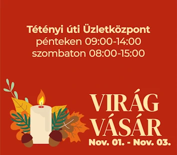 Virágvásár a Tétényi úti Üzletközpontban